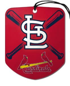 St. Louis Cardinals Air Freshener Shield Design 2 Pack