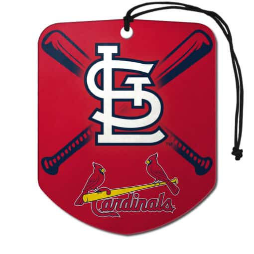 St. Louis Cardinals Air Freshener Shield Design 2 Pack