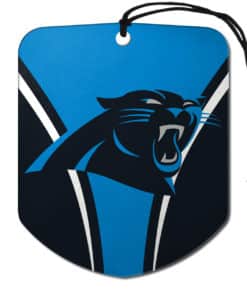 Carolina Panthers Air Freshener Shield Design 2 Pack