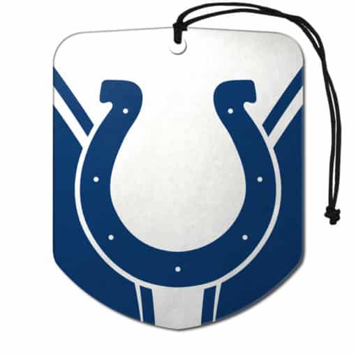 Indianapolis Colts Air Freshener 2 Pack Shield Design