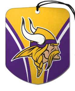 Minnesota Vikings Air Freshener 2 Pack Shield Design