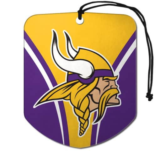 Minnesota Vikings Air Freshener 2 Pack Shield Design