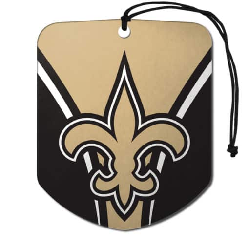 New Orleans Saints Air Freshener 2 Pack Shield Design - Detroit Game Gear