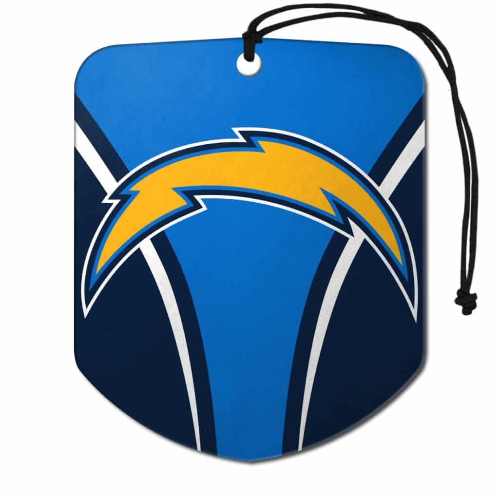 Los Angeles Chargers Air Freshener 2 Pack Shield Design - Detroit Game Gear