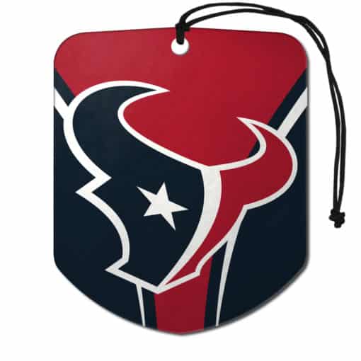 Houston Texans Air Freshener 2 Pack Shield Design