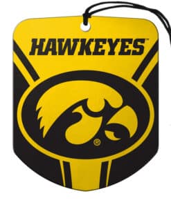 Iowa Hawkeyes Air Freshener Shield Design 2 Pack