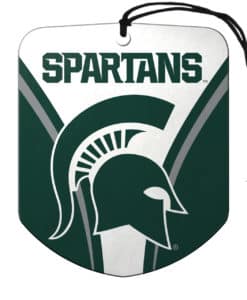 Michigan State Spartans Air Freshener Shield Design 2 Pack