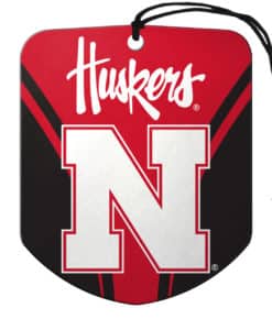 Nebraska Cornhuskers Air Freshener Shield Design 2 Pack