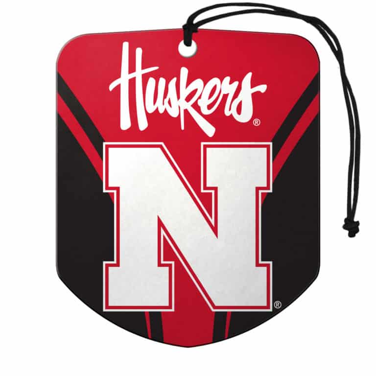 Nebraska Cornhuskers Air Freshener Shield Design 2 Pack - Detroit Game Gear
