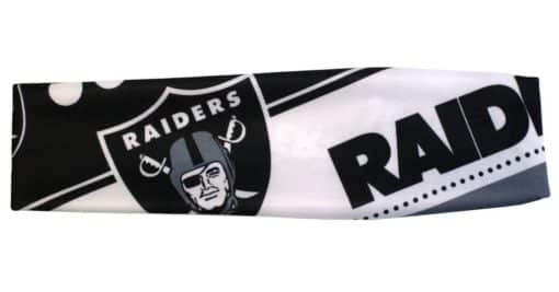 Las Vegas Raiders Stretch Patterned Headband