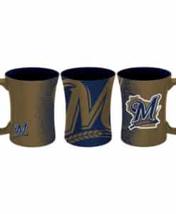 Milwaukee Brewers Coffee Mug - 14 oz Mocha