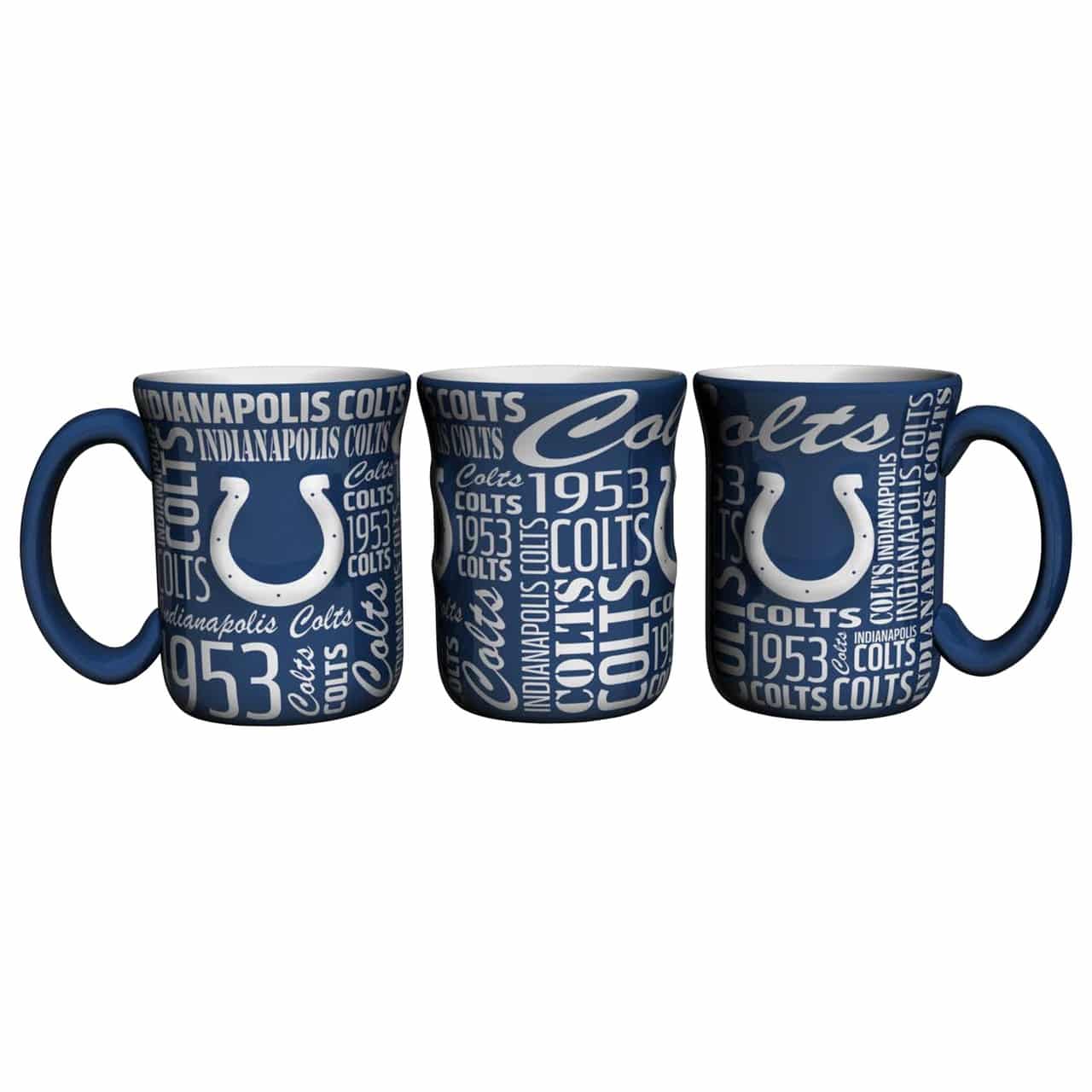 Boelter 8886020956 Indianapolis Colts Spirit Style Coffee Mug - 17 oz