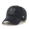 New York Yankees YOUTH 47 Brand Black White MVP Adjustable Hat