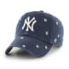 New York Yankees Women's 47 Brand Confetti Navy Clean Up Adjustable Hat