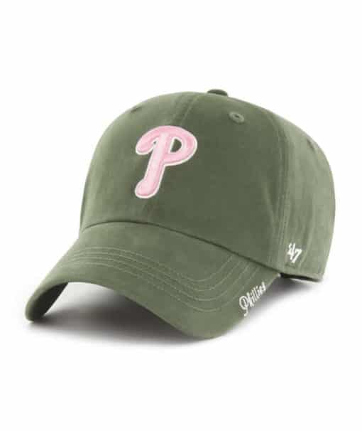 Philadelphia Phillies Women's 47 Brand Moss Pink Miata Clean Up Hat