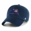 Colorado Rockies Red White & Blue 47 Brand Navy Clean Up Adjustable Hat