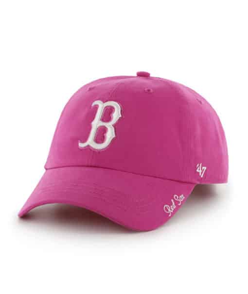 Boston Red Sox Women's 47 Brand Pink Miata Clean Up Adjustable Hat