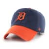 Detroit Tigers 47 Brand Navy Orange Clean Up Adjustable Hat