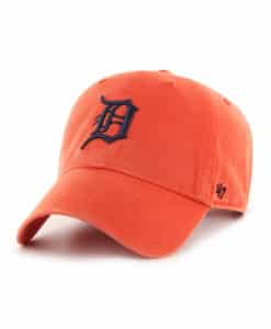 Detroit Tigers 47 Brand Orange Clean Up Adjustable Hat