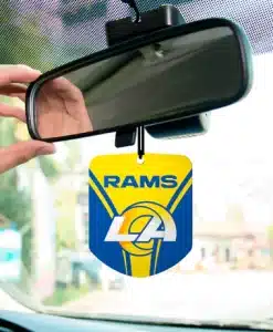 Los Angeles Rams Air Freshener 2 Pack Shield Design