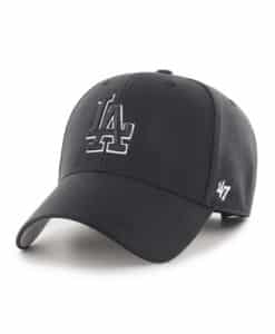 Los Angeles Dodgers 47 Brand Black White MVP Adjustable Hat