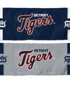 Detroit Tigers Navy Orange 12" x 30" 2 Sided Cooling Towel