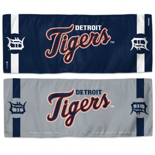 Detroit Tigers Navy Orange 12" x 30" 2 Sided Cooling Towel