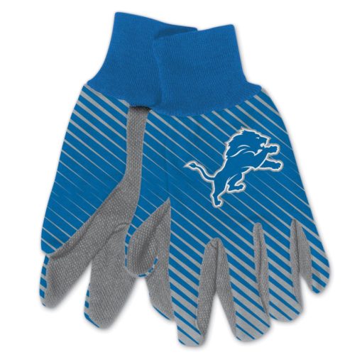 Detroit Lions Adult Two Tone Gloves