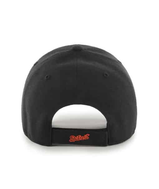 Detroit Tigers 47 Brand Black Orange MVP Adjustable Hat - Image 2