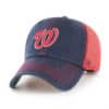Washington Nationals 47 Brand Trawler Navy Red Clean Up Snapback Hat