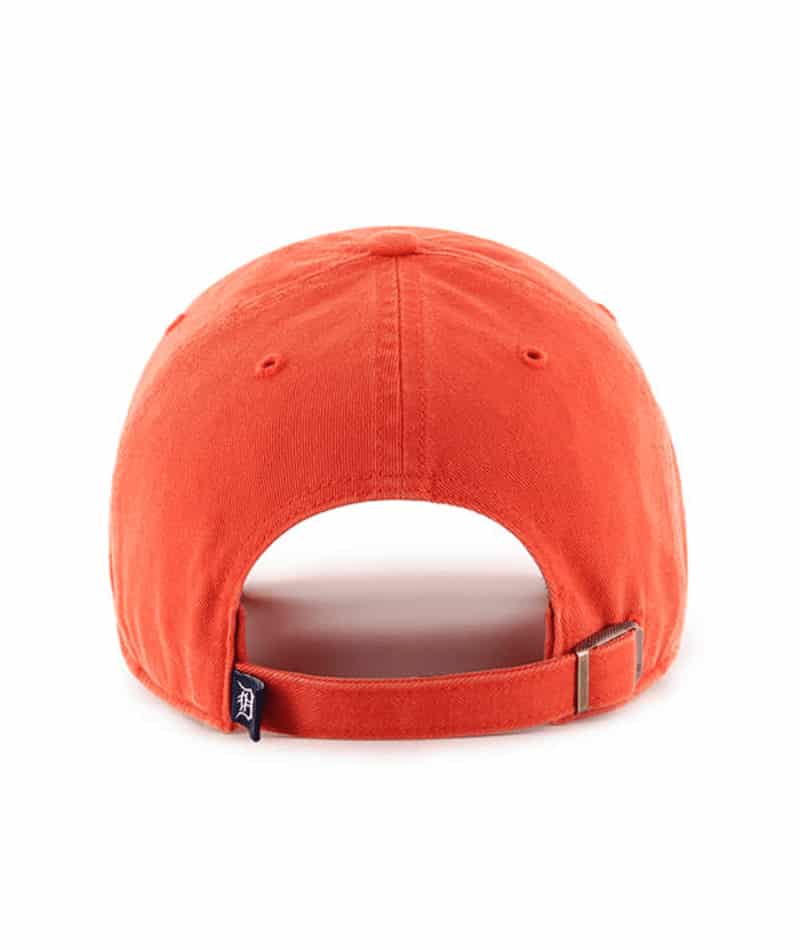 Detroit Tigers 47 Brand Orange Clean Up Adjustable Hat - Detroit Game Gear
