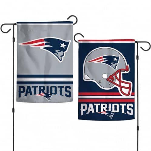 New England Patriots 12.5"x18" 2 Sided Garden Flag