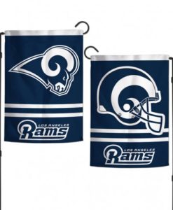 Los Angeles Rams 12.5"x18" 2 Sided Garden Flag