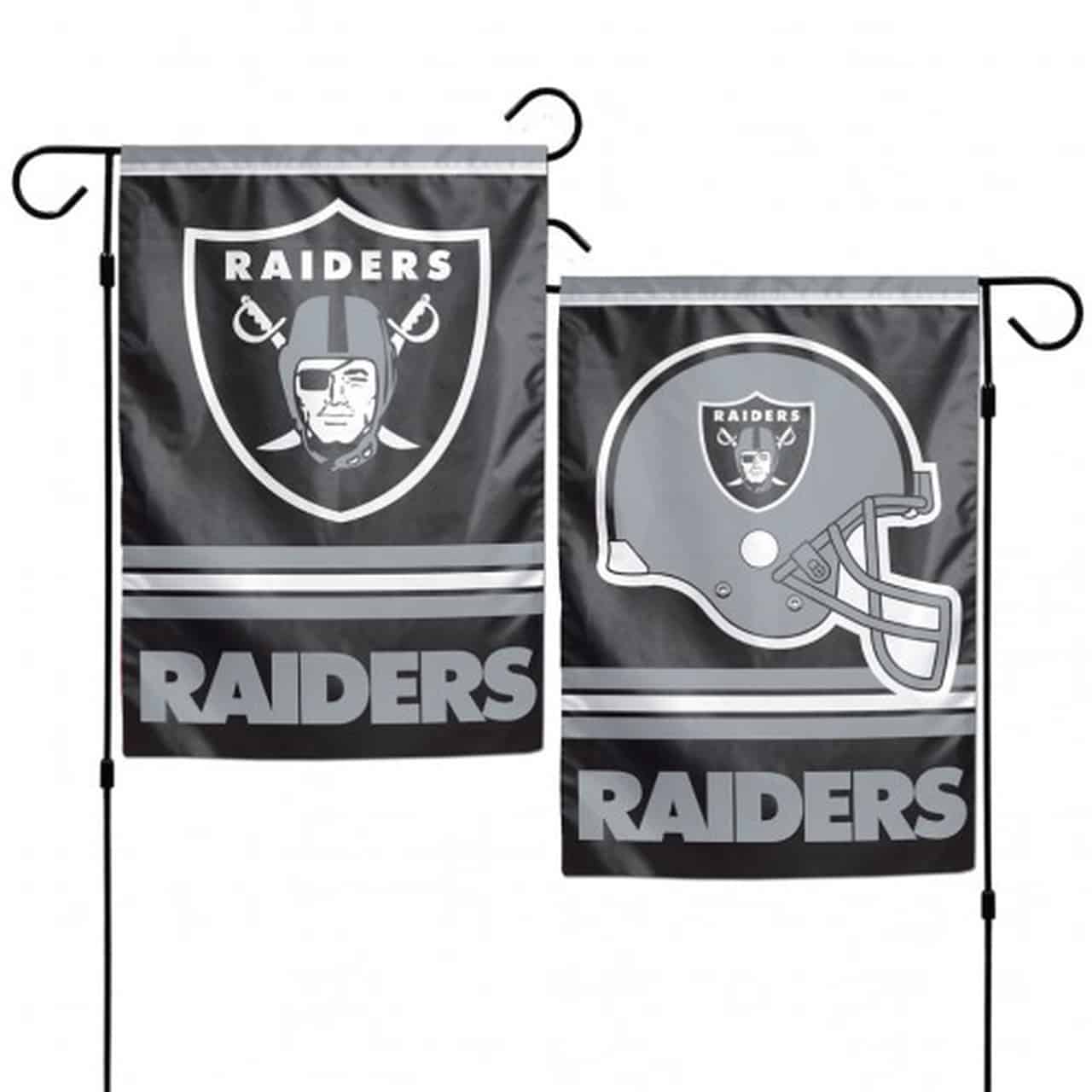 Set Bandiera Da Giardino WinCraft Raiders Con Asta E Supporto – 33x45 Cm – Ufficialmente Licenziata