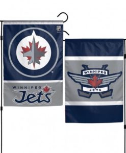 Winnipeg Jets 12.5"x18" 2 Sided Garden Flag