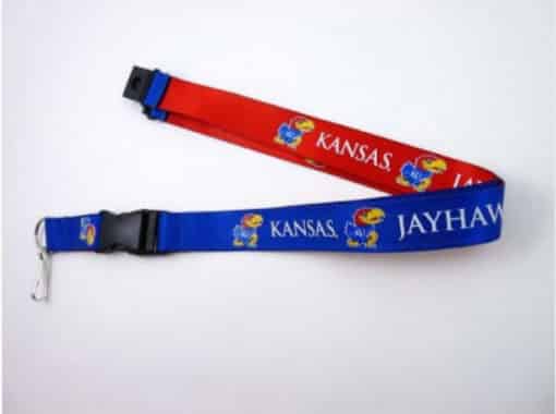 Kansas Jayhawks Reversible Lanyard