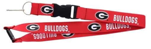 Georgia Bulldogs Lanyard Red