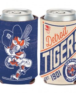 Detroit Tigers 12 oz Blue Cooperstown Can Cooler Holder