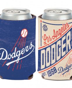 Los Angeles Dodgers 12 oz Blue Cooperstown Can Cooler Holder