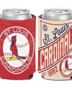 St Louis Cardinals 12 oz Red Cooperstown Can Koozie Holder