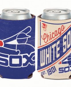 Chicago White Sox 12 oz Blue Red Cooperstown Can Koozie Holder