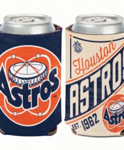 Houston Astros 12 oz Navy Cooperstown Can Koozie Holder