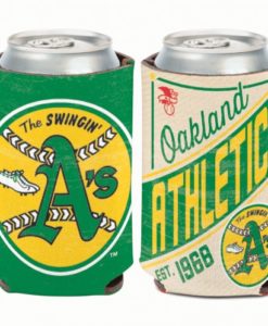 Oakland Athletics 12 oz Green Cooperstown Can Koozie Holder