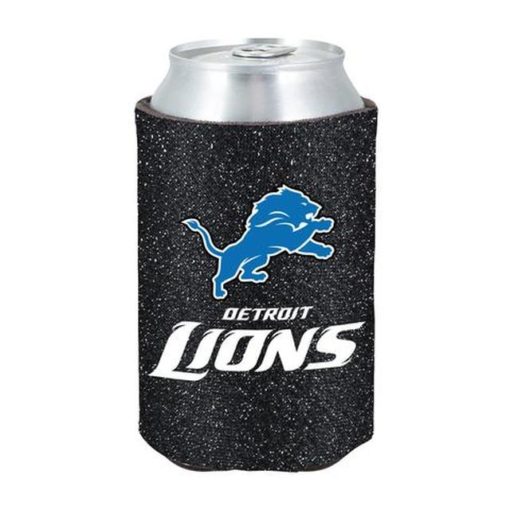 Detroit Lions NFL Kolder Kaddy Can Holder Black Glitter