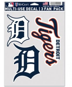 Detroit Tigers Decal Multi Use Fan 3 Pack