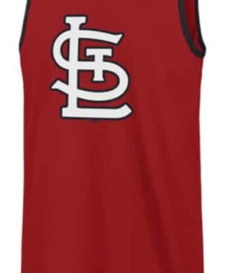 St. Louis Cardinals 47 Brand Men's Red Splitter Tank Top