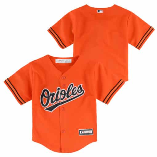Baltimore Orioles Baby Orange Alternate Home Jersey