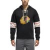 Chicago Blackhawks Men's Adidas Black Pullover Hoodie