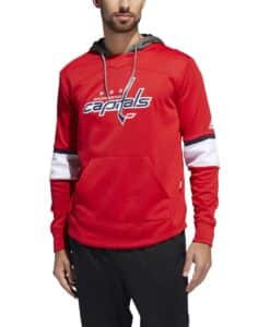 Washington Capitals Men's Adidas Red Pullover Jersey Hoodie