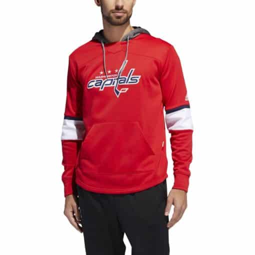 Washington Capitals Men's Adidas Red Pullover Jersey Hoodie